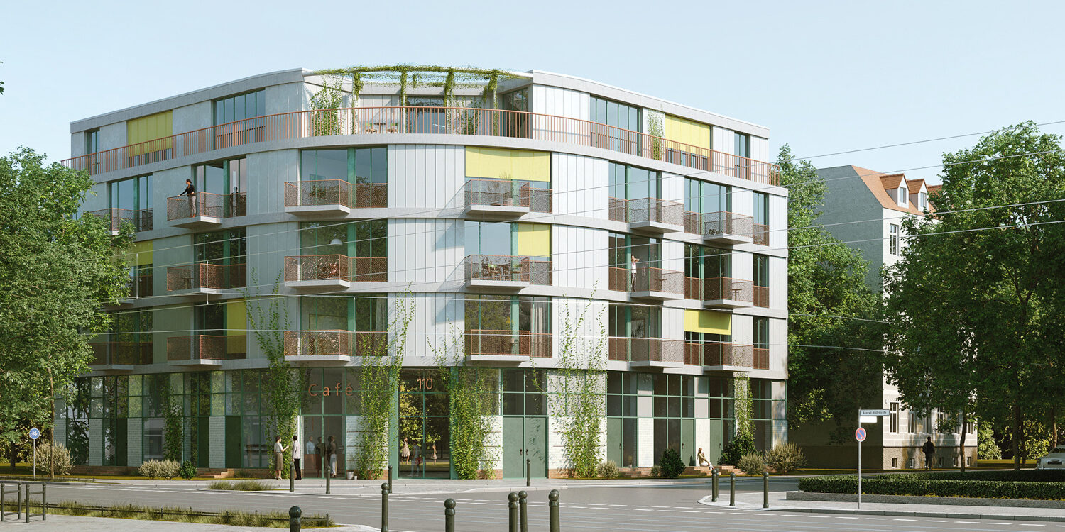 Entwurf der Fassade Oberseestr