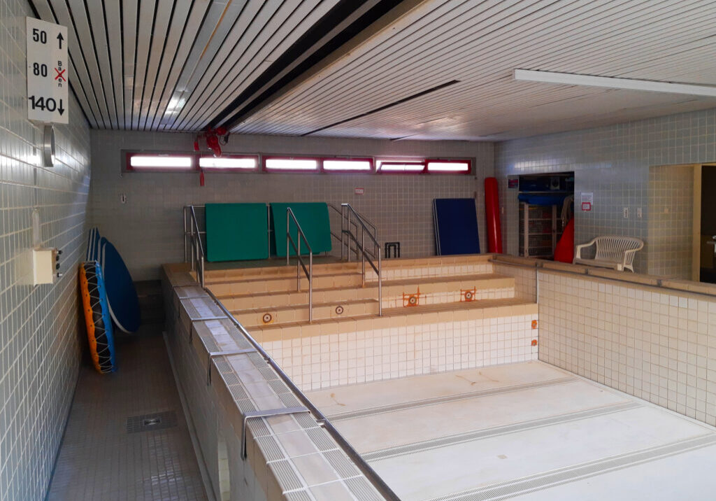 Ansicht Therapiebad vor der Sanierung